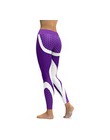 CHRLEISURE Fitness Legging geometryczny o strukturze plastra miodu druk cyfrowy legginsy wysokiej talii Hip oddychający polieste