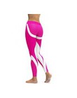 CHRLEISURE Fitness Legging geometryczny o strukturze plastra miodu druk cyfrowy legginsy wysokiej talii Hip oddychający polieste