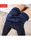 Mollad 2017 NOWY plus kaszmiru mody legginsy kobiety dziewczyny Ciepłe Zimowe Jasne Velvet Dzianiny Gruby Legging Super Elastycz