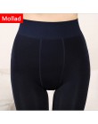 Mollad 2017 NOWY plus kaszmiru mody legginsy kobiety dziewczyny Ciepłe Zimowe Jasne Velvet Dzianiny Gruby Legging Super Elastycz