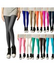 YGYEEG 2019 nowa wiosna stałe cukierki Neon legginsy dla kobiet wysokiej rozciągnięte kobiet legginsy dziewczyna odzież legginsy