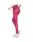 SVOKOR legginsy kobiet jednolity kolor nowy pająk drukowanie linii legginsy poliester Hip wysokiej talii na co dzień odchudzanie