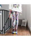 Modne legginsy Sexy Casual bardzo elastyczny i kolorowe ocieplacz na nogi pasuje do większości rozmiarów legging spodnie spodnie