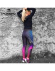 NADANBAO 2019 Wholelsales nowe mody kobiet legginsy miejscu druk cyfrowy kolor leginsy fluorescencji rentgenowskiej spodnie Legg