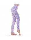 KYKU marka Unicorn legginsy damskie legginsy Fitness Legging seksowne spodnie wysoka talia Push Up błyszczące 3d drukowane Rainb