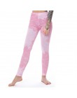 KYKU marka Unicorn legginsy damskie legginsy Fitness Legging seksowne spodnie wysoka talia Push Up błyszczące 3d drukowane Rainb