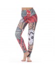 KYKU marka Unicorn legginsy damskie legginsy Fitness Legging seksowne spodnie wysoka talia Push Up błyszczące 3d drukowane Rainb