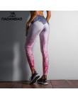 NADANBAO 2019 kobiet legginsy Mandala kwiat Digital Print Slim różowy kobieta Fitness legginsy Workout Plus Size wysokiej talii 