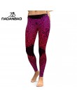 NADANBAO 2019 kobiet legginsy Mandala kwiat Digital Print Slim różowy kobieta Fitness legginsy Workout Plus Size wysokiej talii 