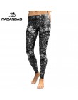 NADANBAO 2019 kobiet legginsy Mandala kwiat Digital Print Slim różowy kobieta Fitness legginsy Workout Plus Size wysokiej talii 