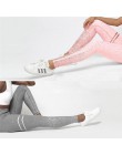 Wysoka talia fitness legginsy kobiet treningu złota druku legginsy kobiet odzież sportowa legginsy odzież sportowa Jeggings