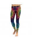 NADANBAO 2019 kobiet legginsy Mandala kwiat Digital Print Slim różowy kobieta Fitness legginsy Workout Plus Size wysokiej talii 