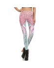 NADANBAO 2019 kobiet legginsy Mandala kwiat Digital Print Slim różowy kobieta Fitness legginsy Workout Plus Size wysokiej talii 