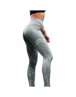 Wysoka talia fitness legginsy kobiet treningu złota druku legginsy kobiet odzież sportowa legginsy odzież sportowa Jeggings