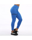 Moda trening legginsy kobiety legginsy z wysokim stanem Fitness Legging poliester oddychająca Patchwork odzież Jeggings 3 kolory