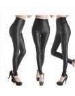 YGYEEG ze sztucznej skóry legginsy z wysokim stanem nowa moda damska Sexy Skinny wysoka elastyczność legginsy spodnie S/M/L/ XL/