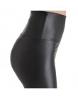YGYEEG ze sztucznej skóry legginsy z wysokim stanem nowa moda damska Sexy Skinny wysoka elastyczność legginsy spodnie S/M/L/ XL/