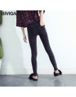 BIVIGAOS kobiety Jeans legginsy dorywczo mody Skinny Slim myte Jeggings cienki wysoki elastyczny Denim Legging ołówek spodnie dl