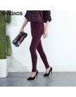 BIVIGAOS kobiety Jeans legginsy dorywczo mody Skinny Slim myte Jeggings cienki wysoki elastyczny Denim Legging ołówek spodnie dl