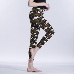 YRRETY Graffiti legginsy kwiatowy wzór druku legginsy dla kobiet legginsy Houndstooth sprzedaż elastyczny projekt w stylu Vintag