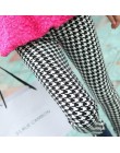 YRRETY Graffiti legginsy kwiatowy wzór druku legginsy dla kobiet legginsy Houndstooth sprzedaż elastyczny projekt w stylu Vintag