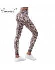 Simenual Harajuku wysokiej talii leopard legginsy kobiety odzież sportowa odzież fitness 2018 athleisure sexy legging odzież spo