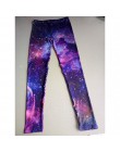 KYKU marka nowy 3D drukuj Galaxy legginsy Fitness legginsy Gothic moda Slim Sexy legginsy kobiety legginsy Push Up kobieta spodn