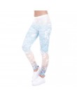 Kobiety fitness legginsy moda Legging Aztec Round Ombre druk legginsy kobiece leginsy seksowne spodnie wysokiej talii spodnie