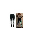 Hot moda Rainbow odblaskowe legginsy kobiet treningu fitness legginsy spodnie damskie odzież sportowa blask w ciemności ubrania 