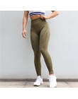 CHRLEISURE kobiety wysoka talia Push Up legginsy Hollow Fitness legginsy Workout Legging dla kobiet na co dzień Jeggings 4 kolor