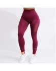 CHRLEISURE kobiety wysoka talia Push Up legginsy Hollow Fitness legginsy Workout Legging dla kobiet na co dzień Jeggings 4 kolor