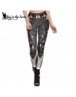 [You're My Secret] Fashion Design Steampunk kobiety spodnie Star Wars legginsy wysoka talia biegów mechaniczna 3d druku legginsy