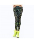 NADANBAO wholelsales nowe mody kobiet legginsy 3D drukowane kolor leginsy fluorescencji rentgenowskiej legginsy spodnie legging 