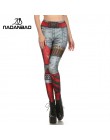 NADANBAO nowa moda kobiety legginsy Super HERO Deadpool legginsy drukowane legging dla kobieta spodnie