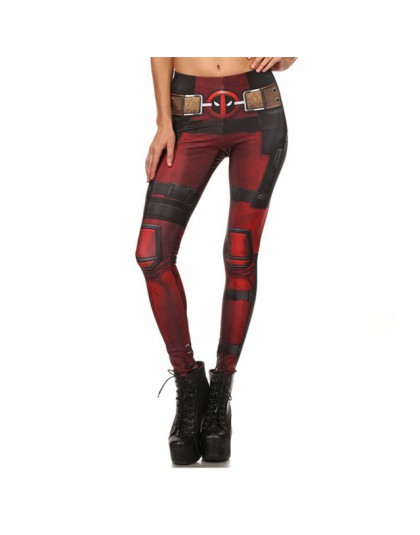 NADANBAO nowa moda kobiety legginsy Super HERO Deadpool legginsy drukowane legging dla kobieta spodnie