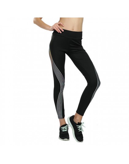 LAAMEI 2018 kobieta fitness legginsy światła wysokiej elastyczne błyszczące legginsy treningu Slim Fit spodnie damskie czarne sp
