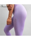 Simenual poliamid push up legginsy dla kobiet otwory wysoka talia fitness legging odzież sportowa slim moda budowy ciała jegging