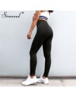 Simenual poliamid push up legginsy dla kobiet otwory wysoka talia fitness legging odzież sportowa slim moda budowy ciała jegging