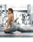 CHRLEISURE Fitness Bezszwowe legginsy dla kobiet Legging Hollow Out legginsy oddychające Jeggings damskie spodnie 4 kolor