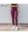 Simenual wysoka talia push up legginsy fitness kobiety odzież sportowa otwory jeggings athleisure budowy ciała legginsy sexy