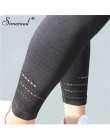 Simenual wysoka talia push up legginsy fitness kobiety odzież sportowa otwory jeggings athleisure budowy ciała legginsy sexy