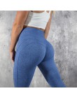 NORMOV centrum Push Up legginsy kobiet treningowe legginsy Activewear wysoka talia legginsy kobiet oddychająca Patchwork Jegging