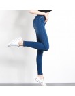 Dżinsy dla kobiet mama Jeans wysokiej talii dżinsy kobieta wysoka elastyczna plus rozmiar Jeansy ze streczem kobiet myte denim s