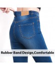 Dżinsy dla kobiet mama Jeans wysokiej talii dżinsy kobieta wysoka elastyczna plus rozmiar Jeansy ze streczem kobiet myte denim s