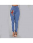 2018 stałe sprane dopasowane dżinsy kobieta wysoka talia nowe spodnie jeansowe Plus rozmiar Push Up spodnie 2018 ciepłe spodnie 