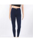 Gorąca sprzedaży wysokiej talii dżinsy damskie dżinsy rurki Femme Stretch damskie dżinsy Slim Lift Hip spodnie jeansowe spodnie 