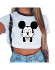 Damska VOGUE list Crop Top z krótkim rękawem koszulki z krótkim rękawem kobiety Brand New koszulka casual topy lato kobiet T kos