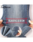 Tataria Skinny dopasowane dżinsy dla kobiet w stylu Vintage styl czarne kobiety dżinsy kobiet Denim ołówek spodnie Stretch korea