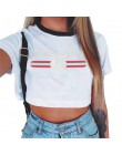 Damska VOGUE list Crop Top z krótkim rękawem koszulki z krótkim rękawem kobiety Brand New koszulka casual topy lato kobiet T kos