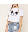 Damska VOGUE list Crop Top z krótkim rękawem koszulki z krótkim rękawem kobiety Brand New koszulka casual topy lato kobiet T kos